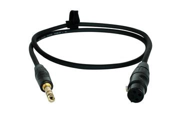 XLR-F to 1/4" TRS Audio Cable