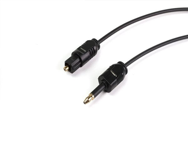 EMK Cable óptico Toslink a Mini Toslink de 3,5mm, Cable óptico SPDIF de EMK Cable óptico Toslink a Mini Toslink de 3,5mm, Cable óptico SPDIF de